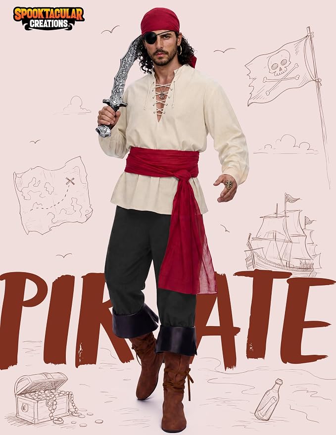 Disfraz de Pirata Renacentista para Hombre, foto 2 de 7