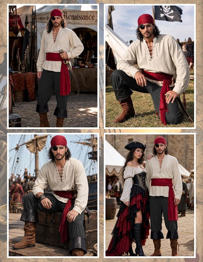 Disfraz de Pirata Renacentista para Hombre, foto 5 de 7