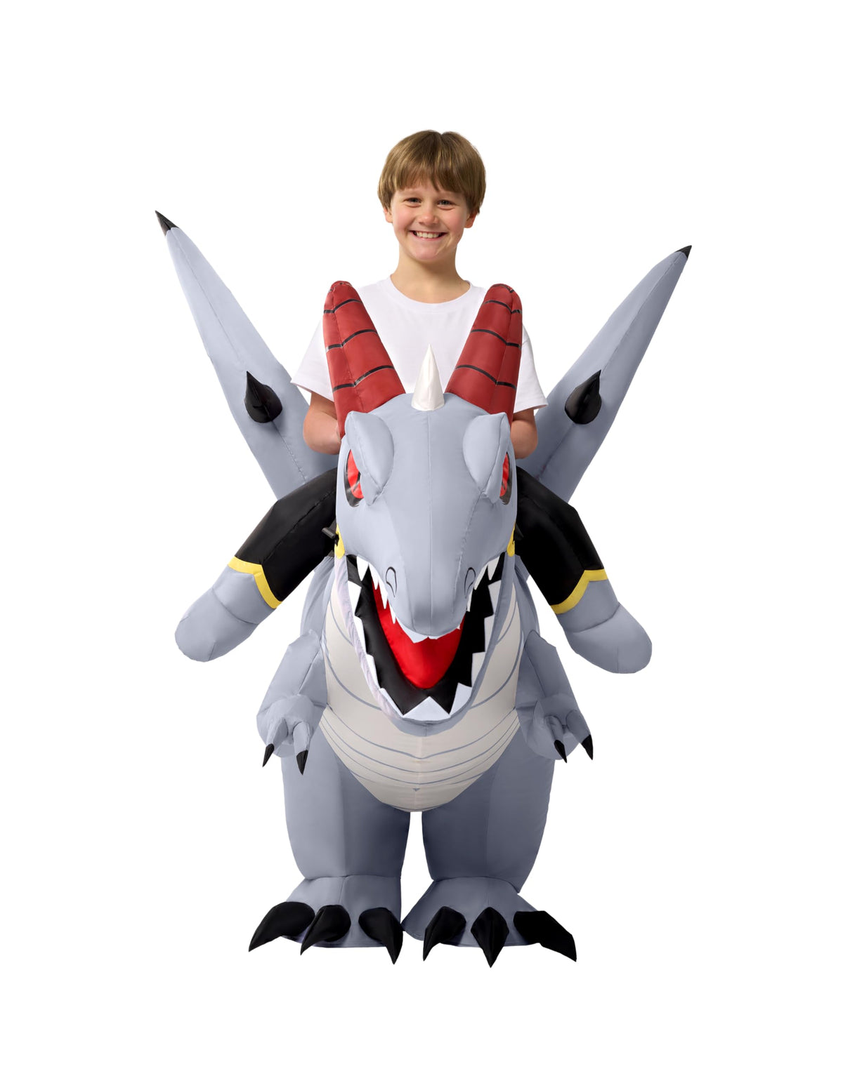 Disfraz Inflable Montando Dragón 60" Infantil, foto 4 de 7