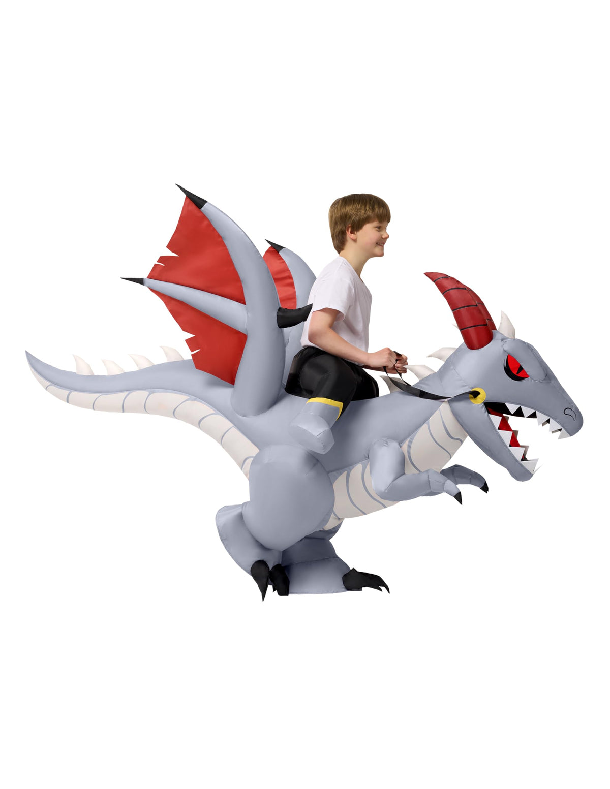 Disfraz Inflable Montando Dragón 60" Infantil, foto 7 de 7