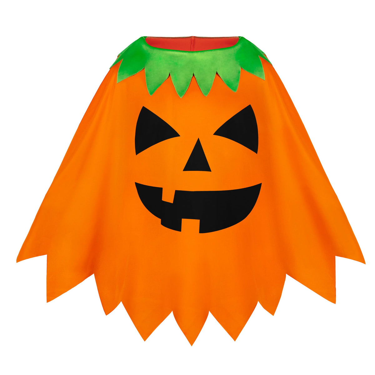 Set Disfraz Poncho de Calabaza para Mujer, foto 3 de 7