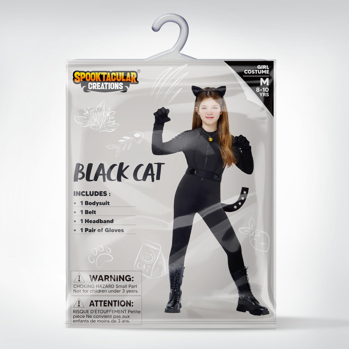Disfraz de Gato Negro para Niña, foto 5 de 7