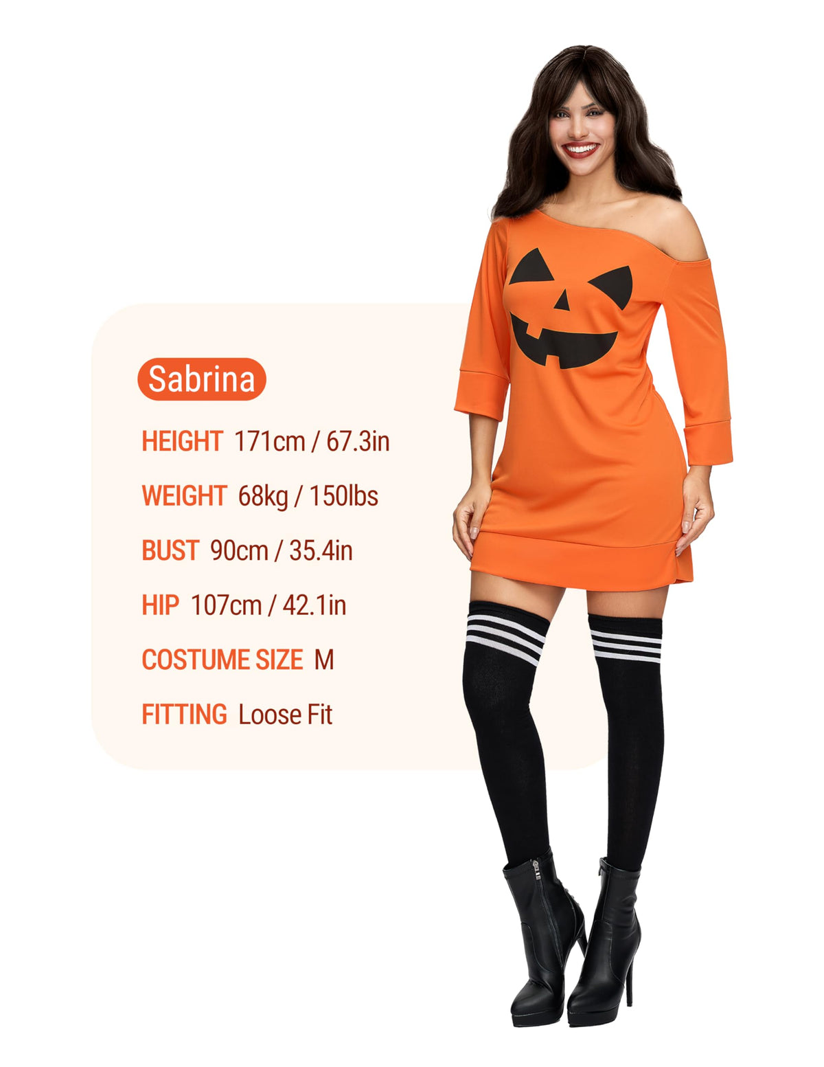 Disfraz de Calabaza para Mujer, foto 4 de 7