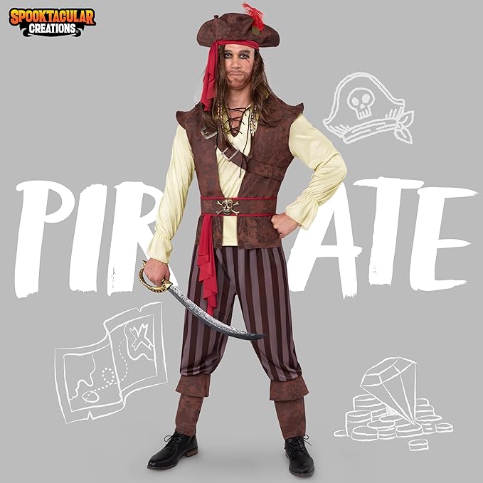 Disfraz de Pirata del Caribe para Hombre, foto 2 de 7