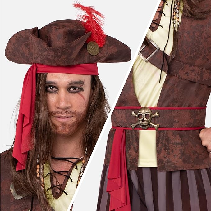Disfraz de Pirata del Caribe para Hombre, foto 5 de 7