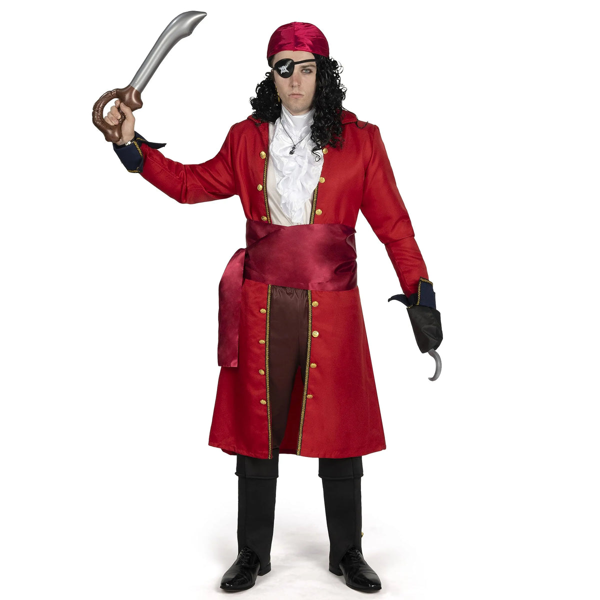 Set Disfraz de Capitán Pirata con Pañoleta, foto 2 de 7