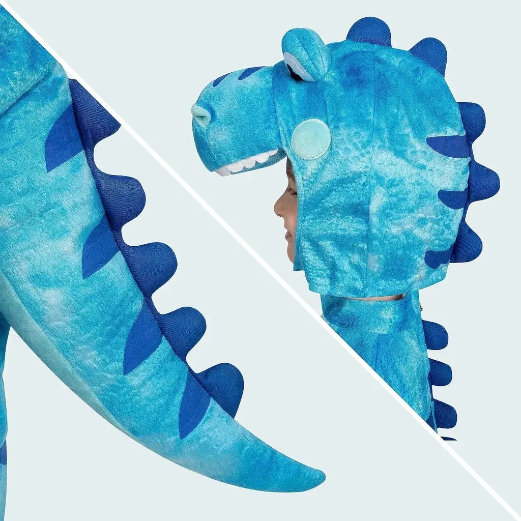 Disfraz de T-Rex Realista Azul, foto 5 de 7
