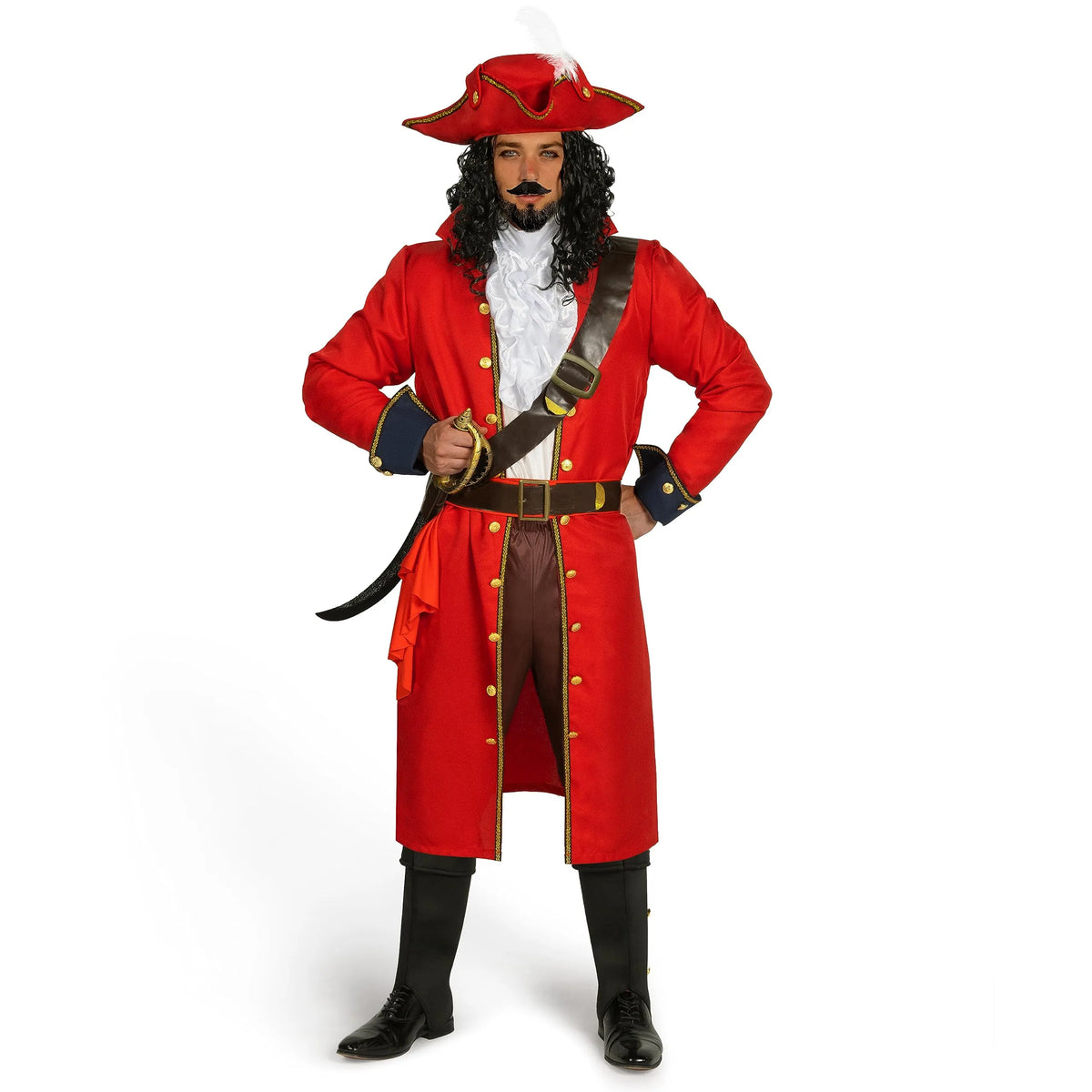 Set Disfraz de Capitán Pirata para Hombre, foto 4 de 7
