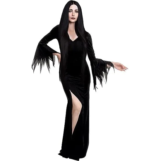 Disfraz Vestido Largo de Bruja Gótica, foto 1 de 7