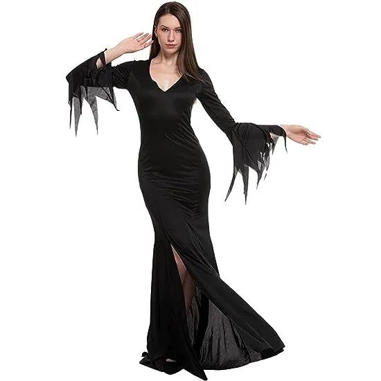 Disfraz Vestido Largo de Bruja Gótica, foto 5 de 7