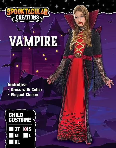 Disfraz de Vampiresa Real para Niña, foto 5 de 7
