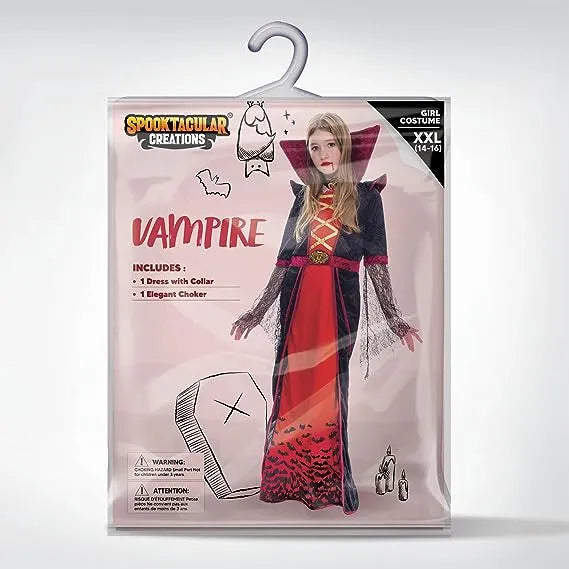 Disfraz de Vampiresa Real para Niña, foto 6 de 7