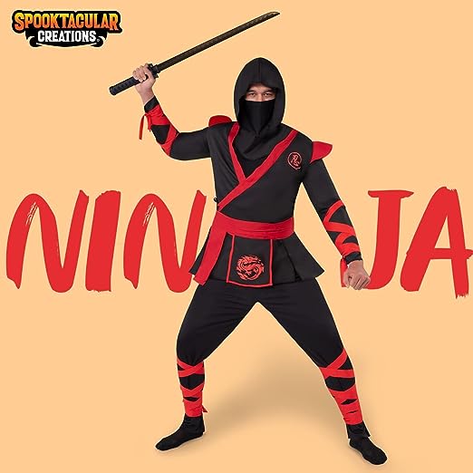 Disfraz de Ninja Deluxe para Hombre, foto 3 de 7