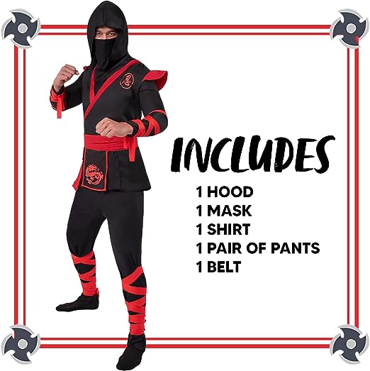 Disfraz de Ninja Deluxe para Hombre, foto 5 de 7