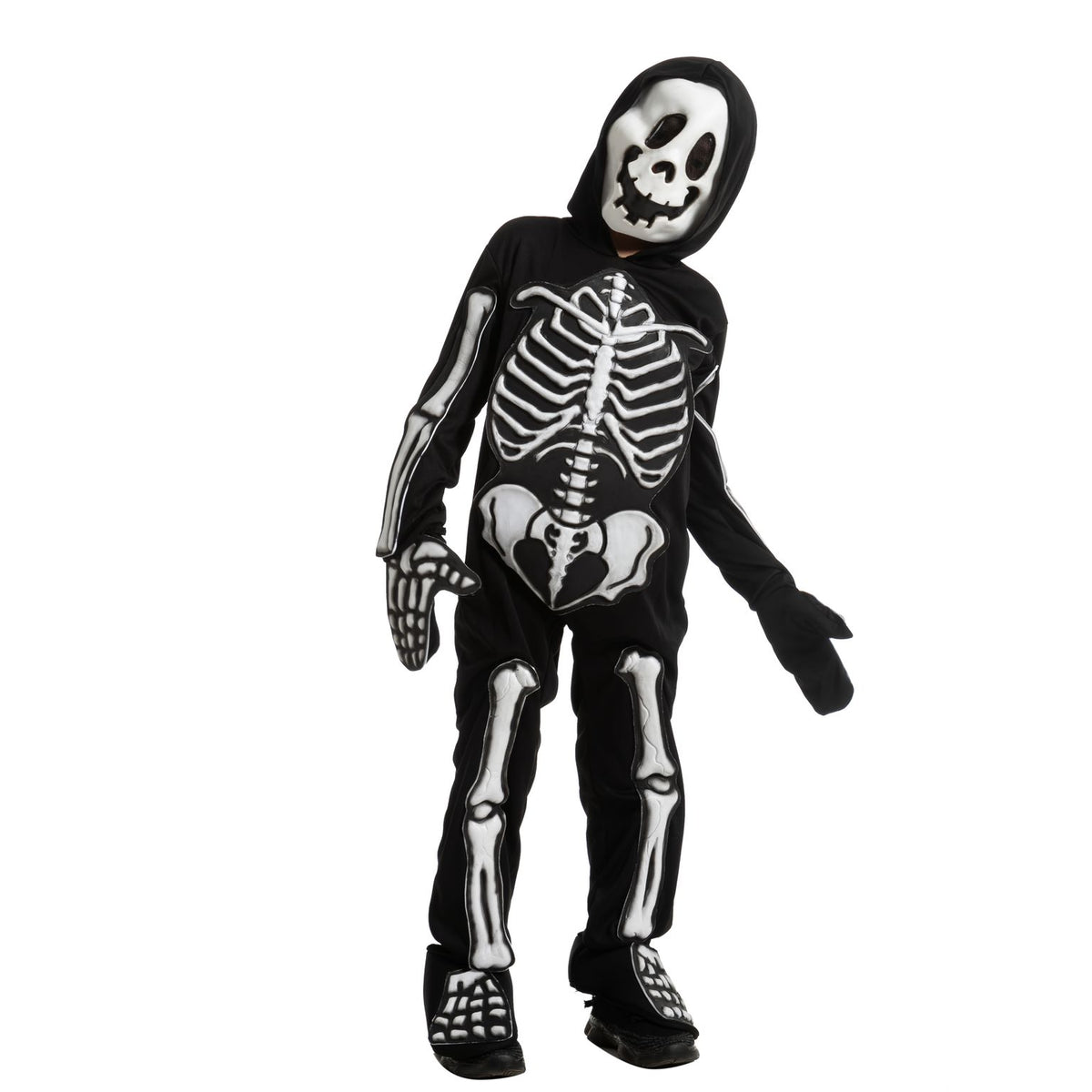Disfraz de Esqueleto Loco Infantil, foto 5 de 7