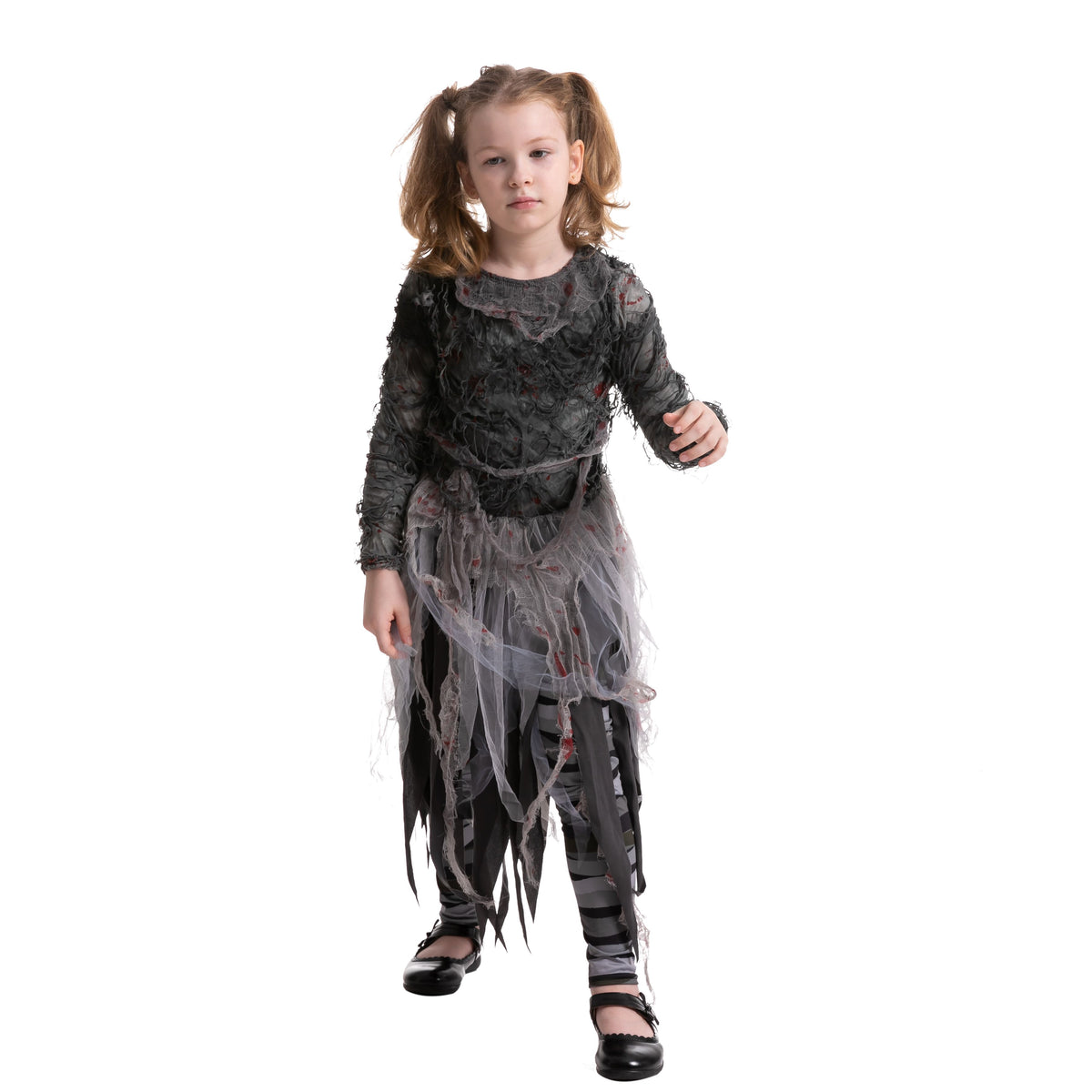 Disfraz de Zombie Vendada para Niña, foto 4 de 7