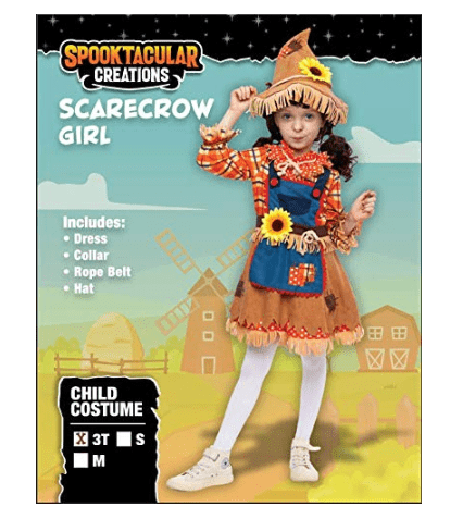 Disfraz de Espantapájaros Girasol Cosplay para Niña, foto 2 de 7
