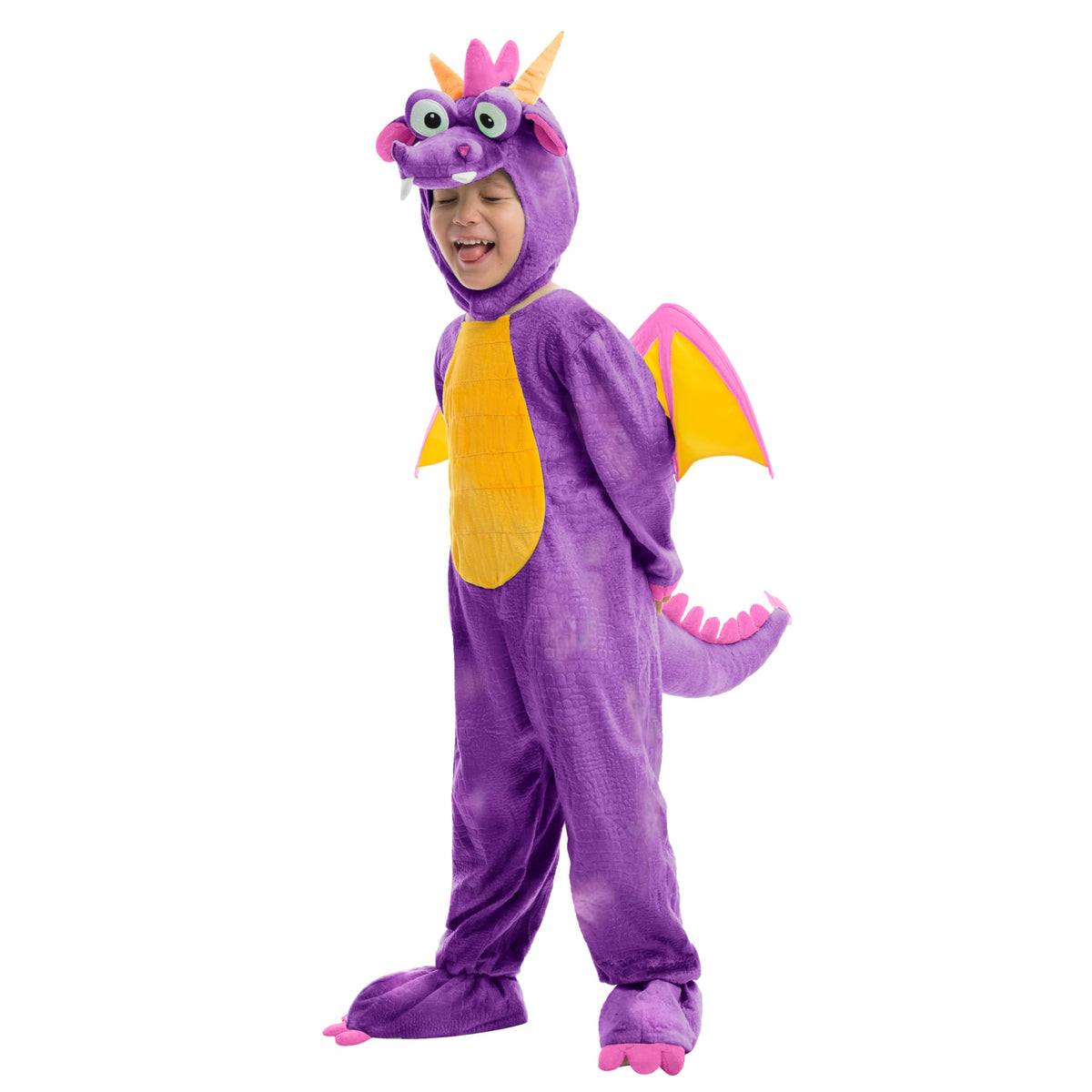 Disfraz de Dragón Morado para Niños Pequeños, foto 4 de 6