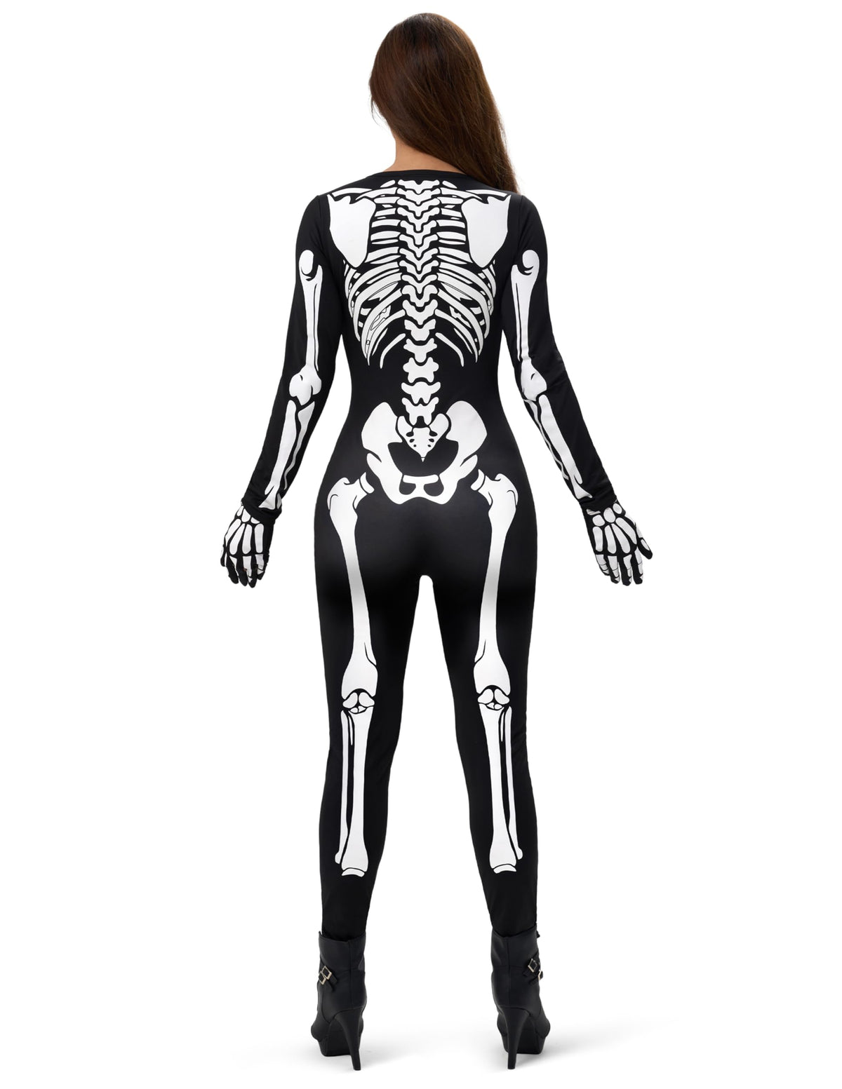 Disfraz de Esqueleto Doble Cara para Mujer, foto 5 de 6