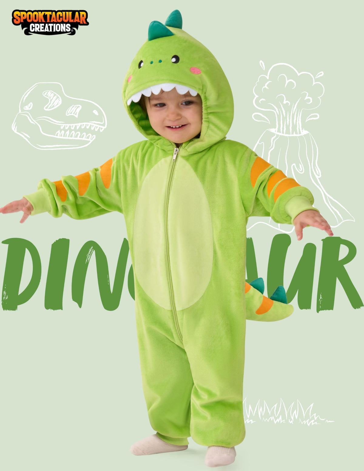 Disfraz de Dinosaurio para Bebé, foto 2 de 6