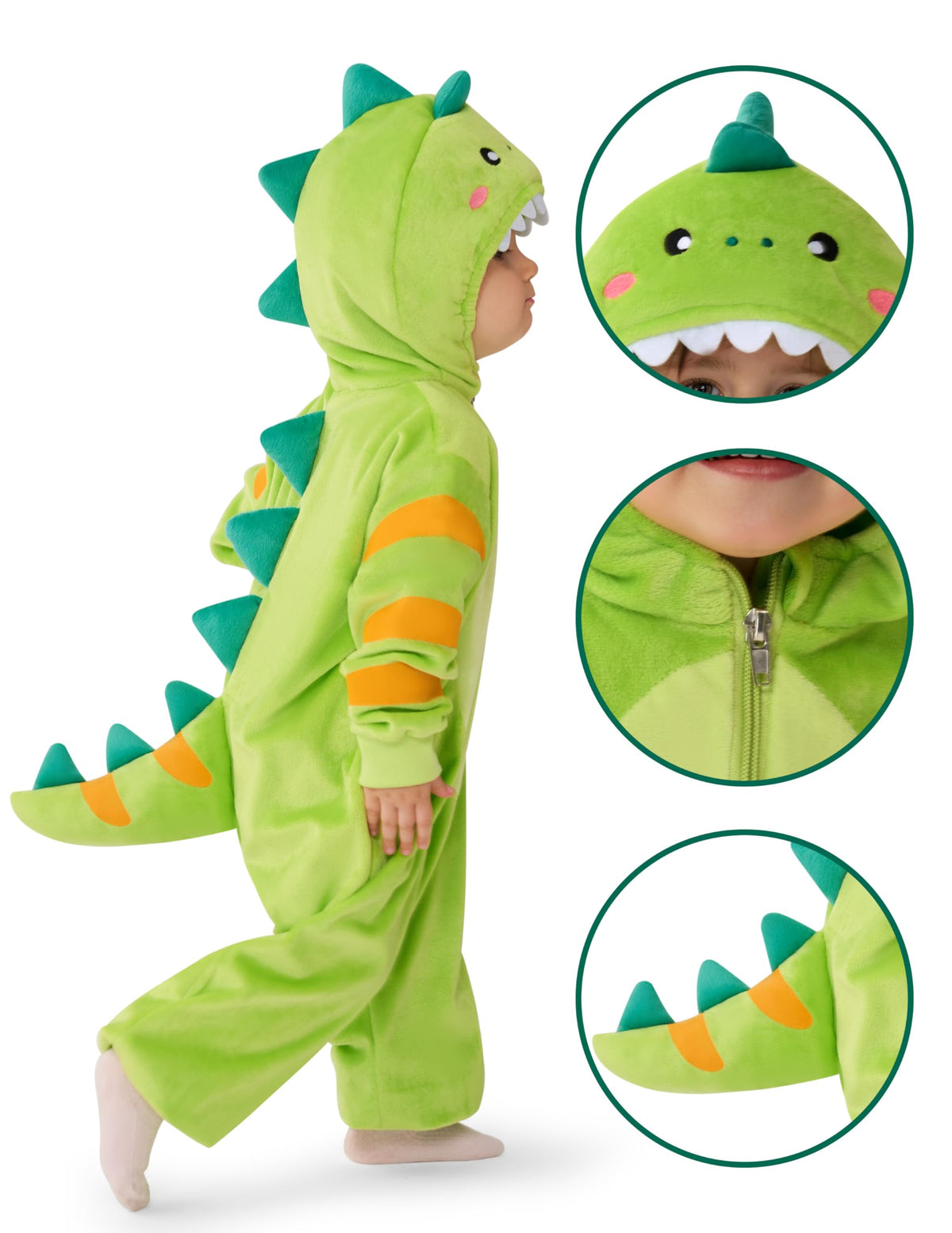 Disfraz de Dinosaurio para Bebé, foto 3 de 6