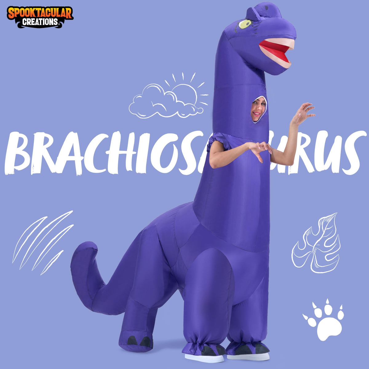 Disfraz Inflable de Dinosaurio, foto 2 de 6