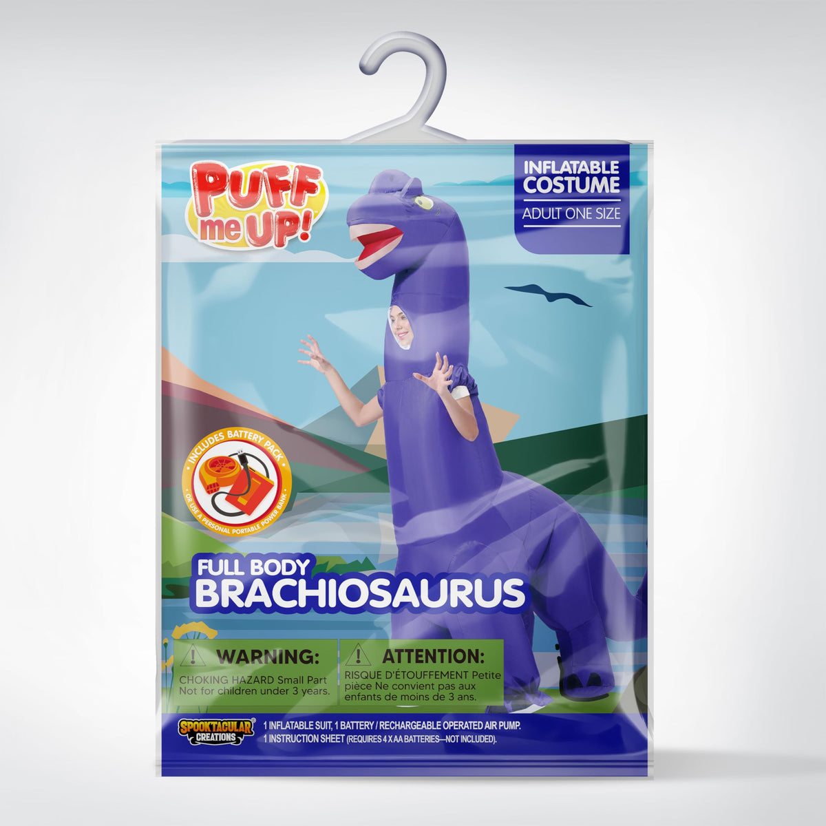 Disfraz Inflable de Dinosaurio, foto 6 de 6