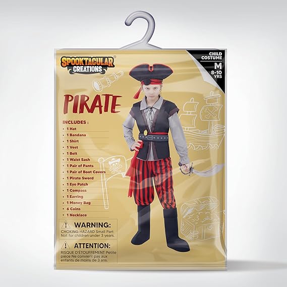 Disfraz de Pirata para Niño, foto 6 de 6