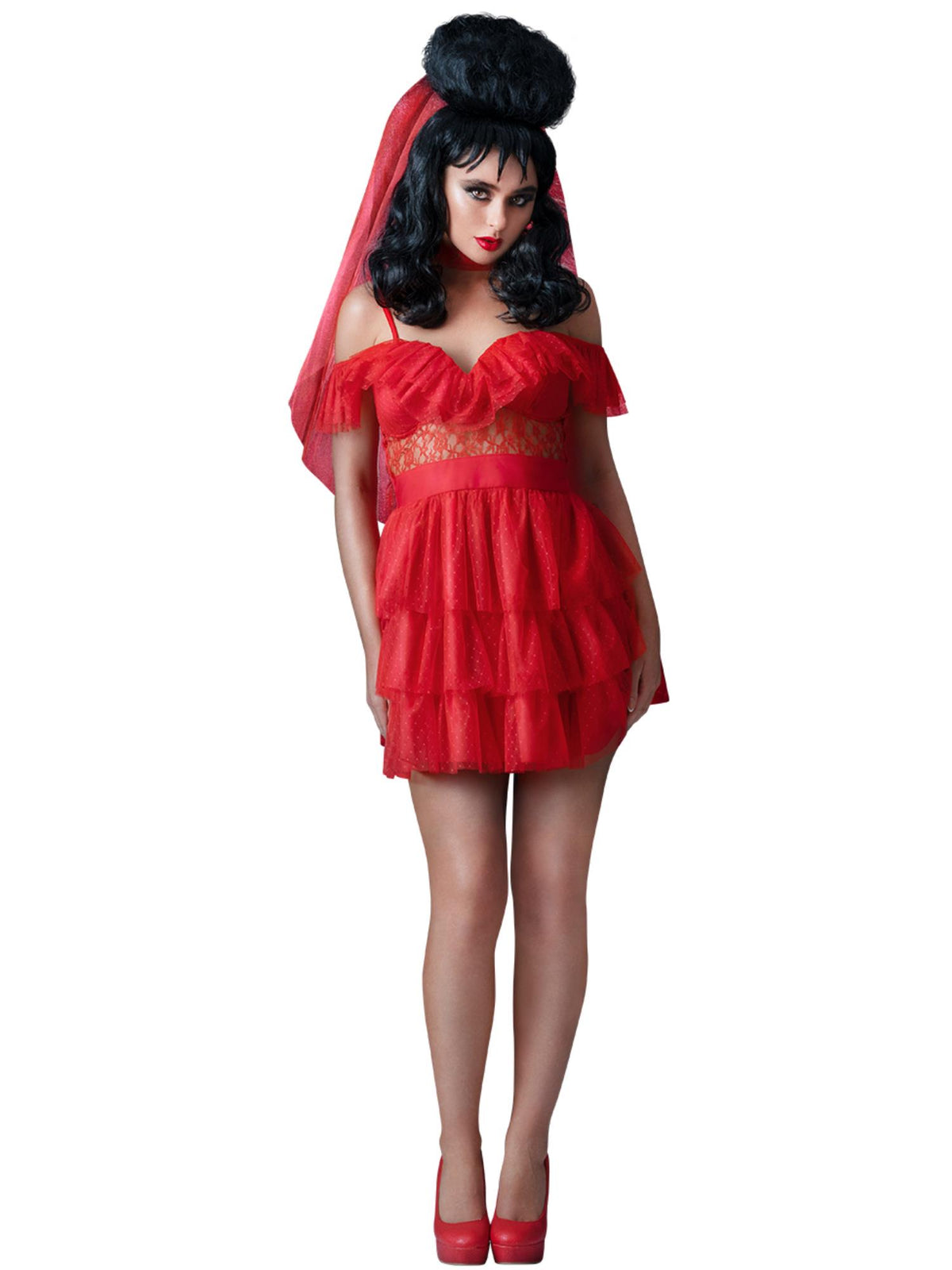 Disfraz Lydia Novia Vestido Corto - Beetlejuice, foto 1 de 5