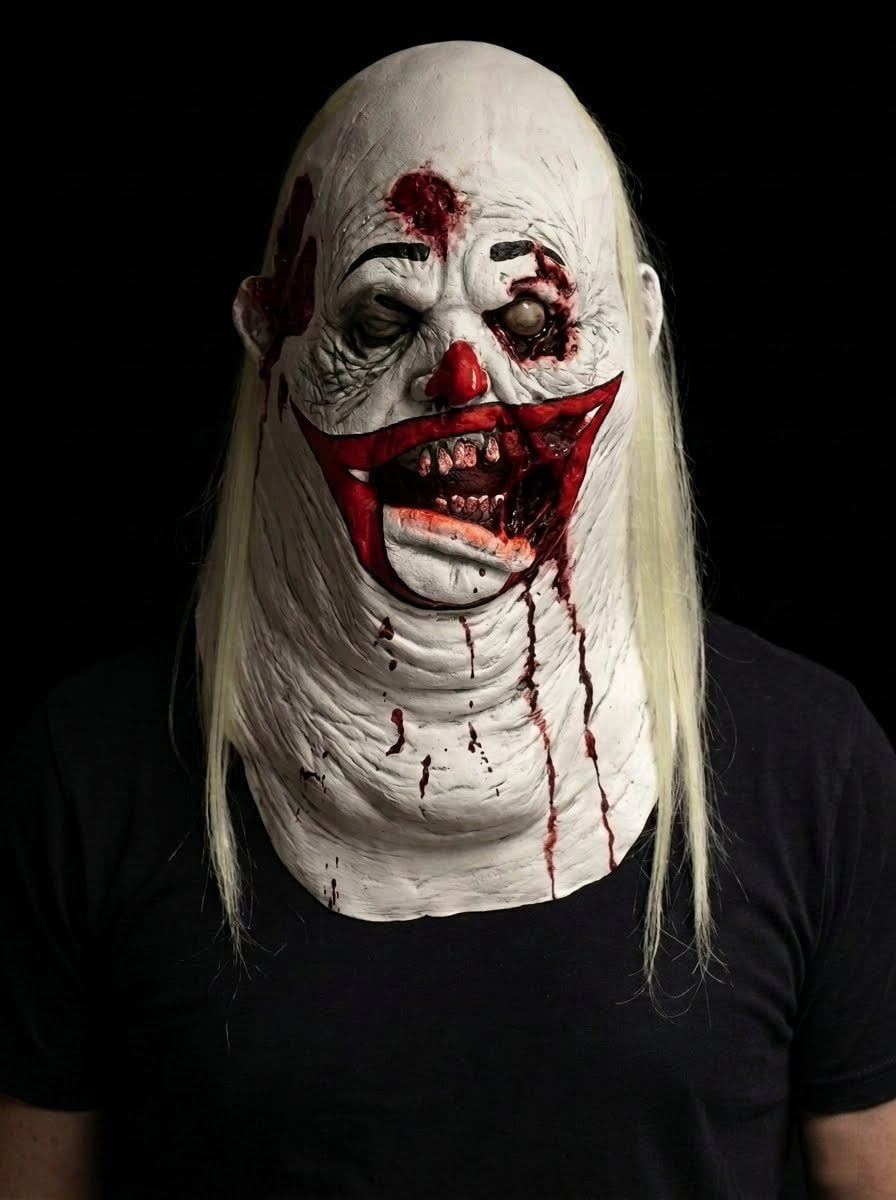 Máscara de Látex Payaso Zombie Gordo, foto 5 de 5