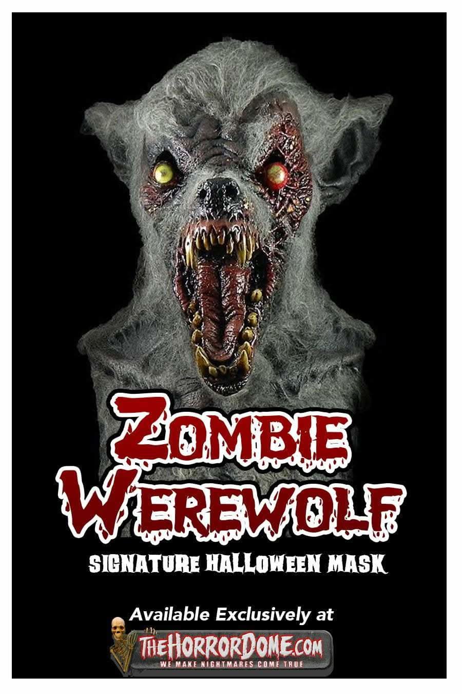 Máscara de Látex Hombre Lobo Zombie, foto 5 de 5