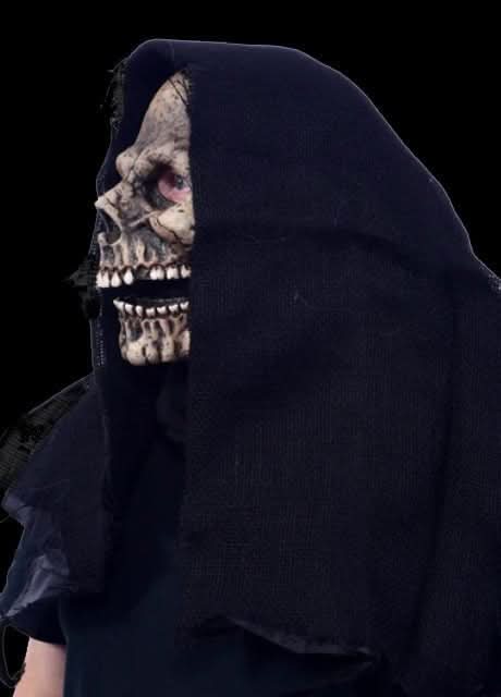 Máscara de Látex Calavera de la Parca con Boca Móvil, foto 4 de 4