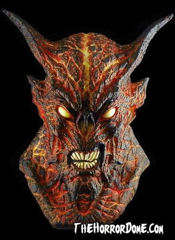 Máscara de Látex Demonio de Lava, foto 1 de 3