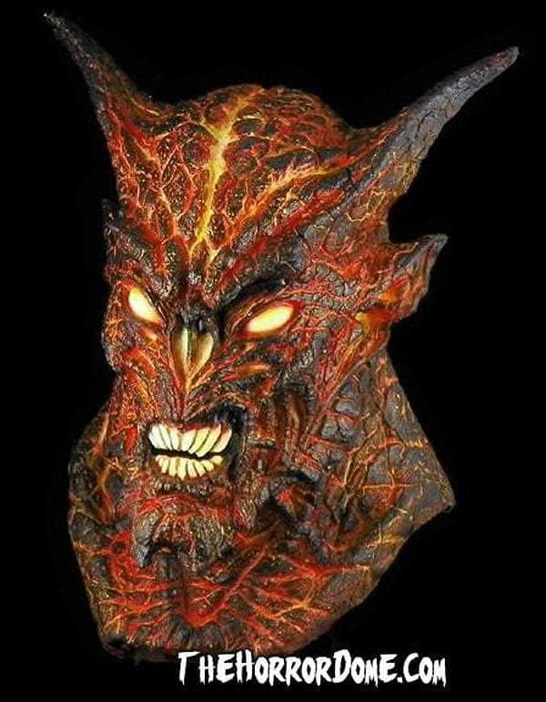 Máscara de Látex Demonio de Lava, foto 3 de 3