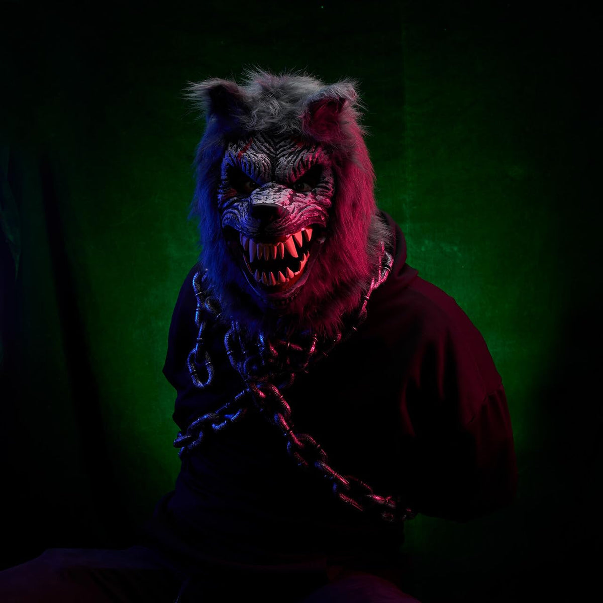 Máscara de Hombre Lobo con Mandíbula Móvil, foto 8 de 9