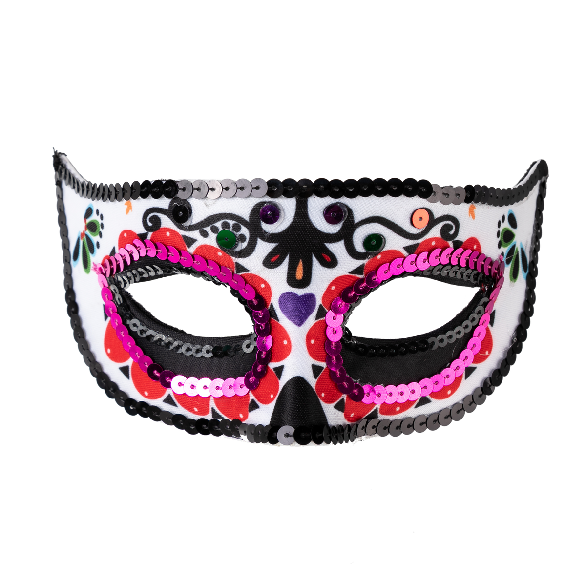 Set Día de Muertos: Diadema con Rosas, Velo y Antifaz, foto 5 de 5