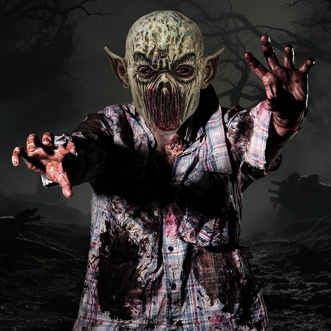 Máscara de Zombie en Látex Cabeza Completa, foto 6 de 7