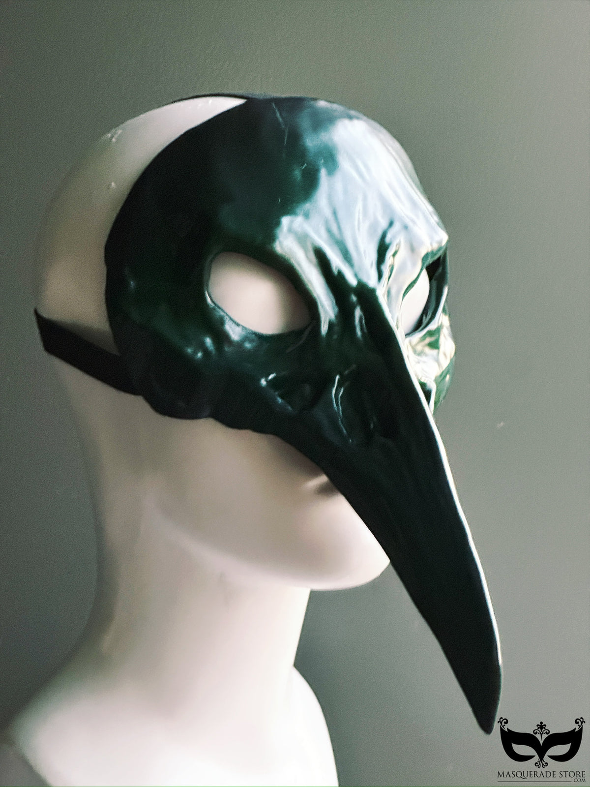Máscara Calavera de Cuervo de la Peste Verde, foto 3 de 6