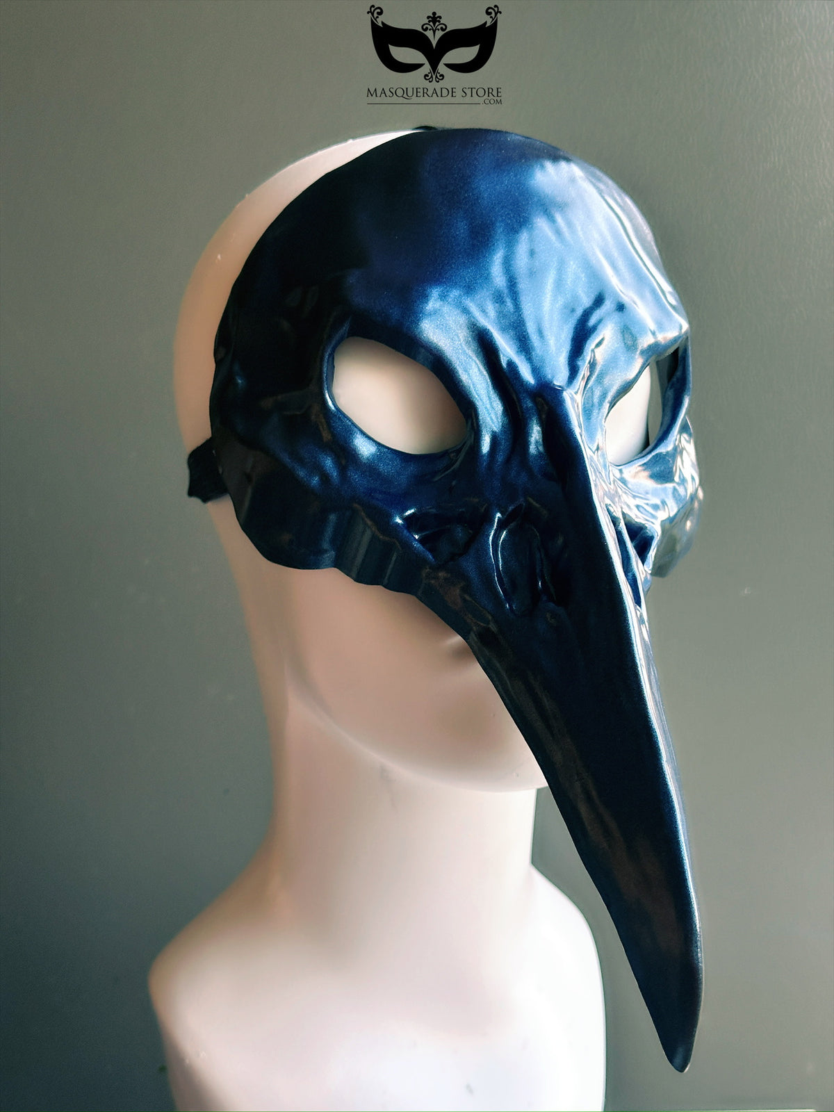Máscara Calavera de Cuervo de la Peste Azul, foto 2 de 5