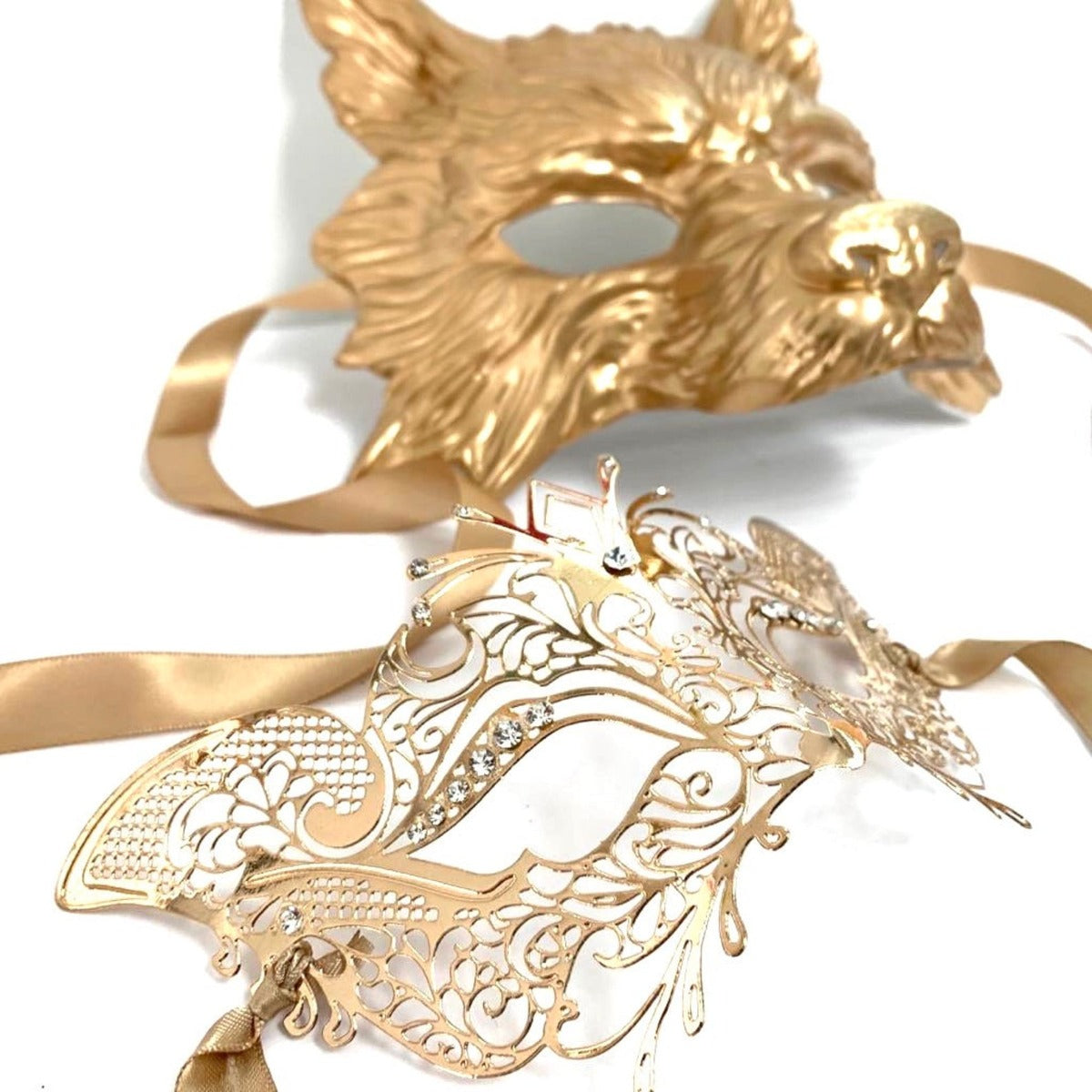 Máscaras Papá e Hija Lobo y Zorro, foto 1 de 3